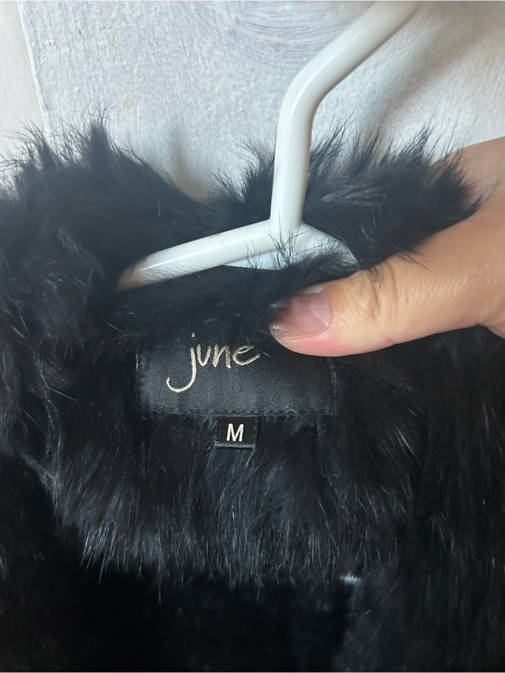 JUNE 100 Percent Rabbit Fur - Picture 3 of 3